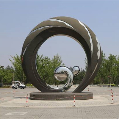 Grande Coral Decorative Metal Sculpture cinzelada para o jardim da paisagem