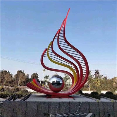 A escultura exterior moderna de Art Corten Stainless Steel Abstract personalizou feito sob medida