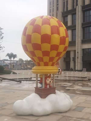 Decoração do jardim da plaza de Ali Fibreglass Cartoon Character Sculpture