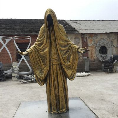 Estátuas exteriores da fibra de vidro de Azrael Dia das Bruxas da morte 80cm 120cm 150cm 180cm