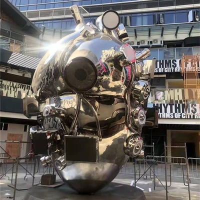 Eletrônico de aço interativo de Art Heart Shaped Sculpture Stainless personalizado