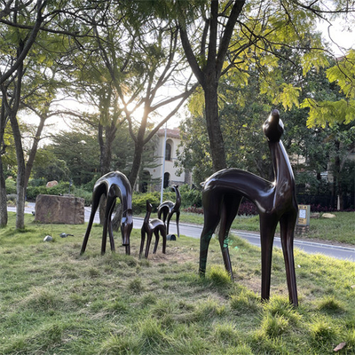 Das estátuas de bronze do jardim dos cervos de Sika decoração exterior de moldação 80cm - 160cm