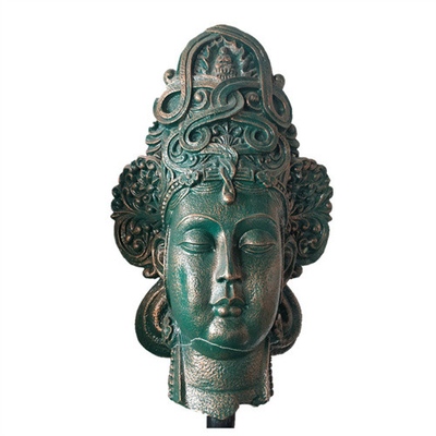 Das estátuas de bronze do jardim da cabeça da Buda decorativo interno personalizado