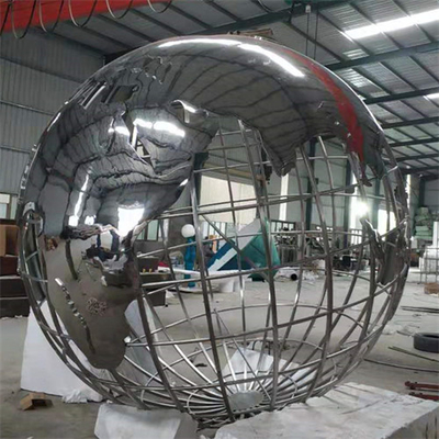 Escultura exterior SS 304 da terra do planeta do metal 316 para a exposição