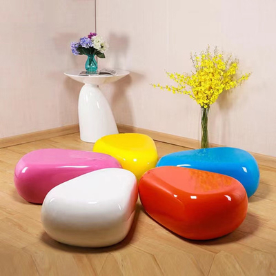 A pétala dá forma a Art Stone Sculpture Fiberglass Furniture moderno personalizado