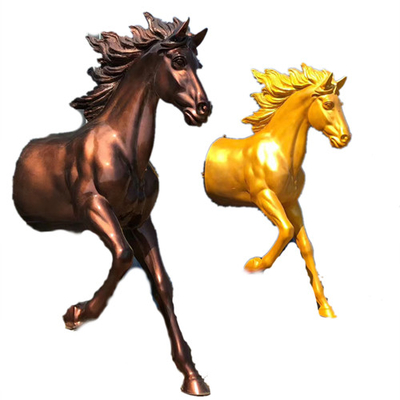 As esculturas de bronze da decoração da parede do cavalo lustraram a suspensão 3D personalizada